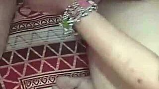 Desi couple enjoys real massage parlour sex