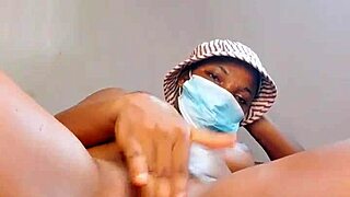 hey, this teen virgin is touching herself for the first time...
