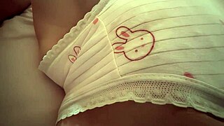 Wrap panties tight around my big cock