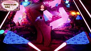 porn pinball hentai game with topless goth girl and feet fetish
