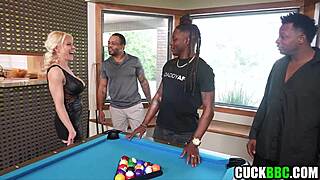 cuckold watch hotwife foursome fucked by big black cocks