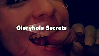 gloryholesecrets fun blonde girl shows off her skills at the gloryhole