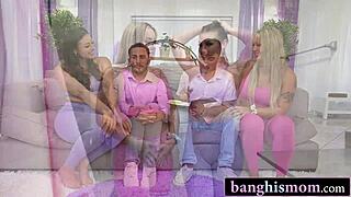 caught stepmoms in shower for hardcore lesson