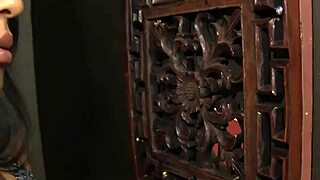 adriana luna gives a hot gloryhole blowjob