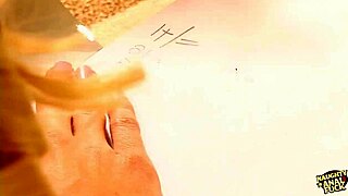 Helping the adorable blonde with braces learn math leads to anal