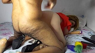 vivi guedez rides that cock deep inside her tight ass with hot passion