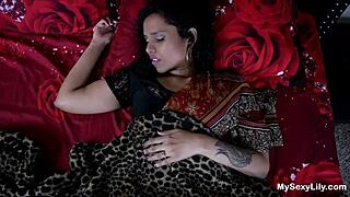 indian bhabhi fingers pussy with hindi dirty talk
