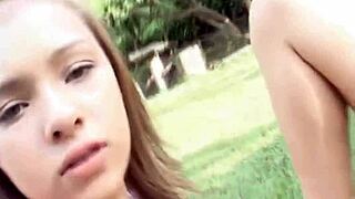 Cute Teen 18+ Lez Licks Out Amateur Pussy