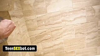 our new maid likes to clean without clothes and this time i had enough time for a quickie fuck