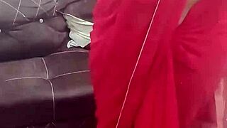 Bhabhi indian wife displays her big tits and ass