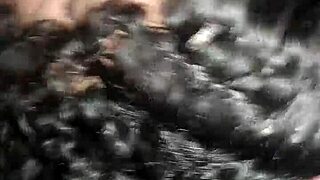 slutty wife blows delivery boy close up