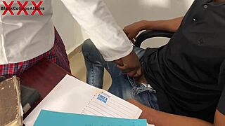 Science teacher uses big cock to teach big ass student a lesson