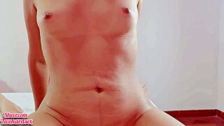 My stepsister rides me with her wet pussy