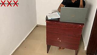 Science teacher uses big cock to teach big ass student a lesson