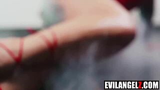 WTF busty milf with huge assets takes DP from 2 XXXL dicks