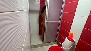 I catch sister in law shower cum