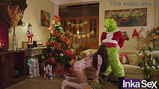Grinch y victoria camargo ensucian la navidad