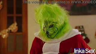 Grinch y victoria camargo ensucian la navidad