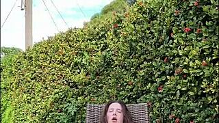 i fuck myself for my neighbor to watch