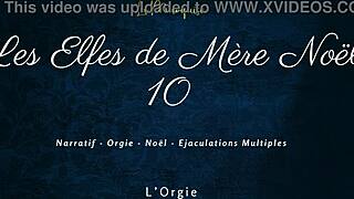 Les Elfes De Mere Noel In French Dirty Talk Orgy