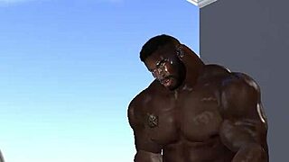 Huge hunk clinton mcdonald teaches wife to take black dick