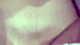 Undressing natural alone latin wife at home
