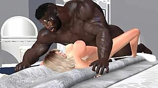 Huge hunk clinton mcdonald teaches wife to take black dick