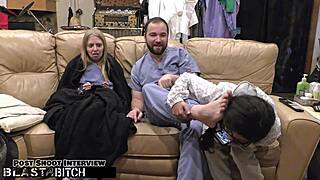 jasmine roses bush gets blasted full of cum round 2