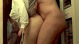 The wife allowed her boyfriend to fuck the student girl