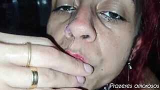 contratei a prostituta da minha cunhada para baba no meu pau ate eu gozar na boca dela