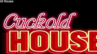 ela fucks in cuckold house and calls
