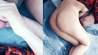 Stepbrother puts his penis in her mouth