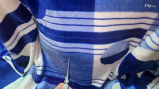 Oops Stepbro Look How My Blanket Tore For Anal Sex