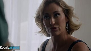 realityjunkies - big tittied milf squirts hard on her students cock while shes on top of him