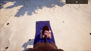 Wild Life Big Ass Curvy Redhead Milf Fucks Bbc On Beach