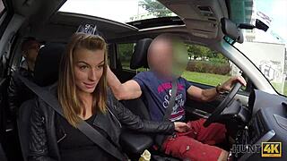 Blonde Teen Services Stranger For Cash