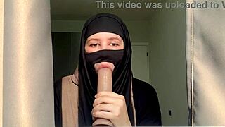 Slutty Muslim Teacher Deepthroats Hard