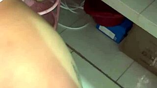 padrastro fucks roommate in dorm kitchen hard