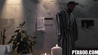 Couple seth leana lovings tried nuru massage for first time and end up in sensual erotic fuck they never did