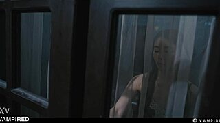 if you let her in she will fuck you - lesbian vampire josephine jackson preys on rikako katayama
