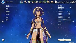 Hexi wang nude genshin modder as candace waifu