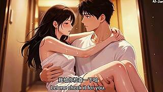 형수 앞에서 대담한 행동
