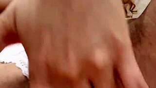 sweet teen plays with fingers in tight pussy