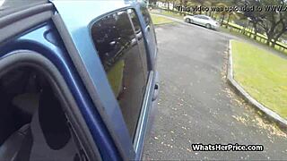 golden haired teen bends over for money