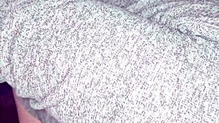 milf with big ass sucks cock in close up view
