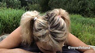Busty Wife Fucked Outdoors By River After Run