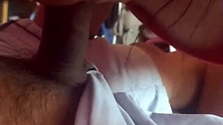 latina housewife gives best blowjob to husband