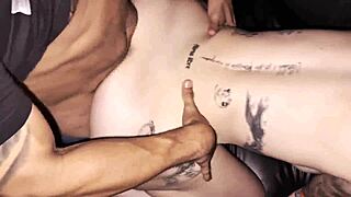 hot wife and friend get wild with big cocks at the swing house