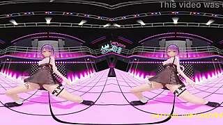 Vr180 Mmd Towa Dance Turns Into Hot 3d Hentai Fun