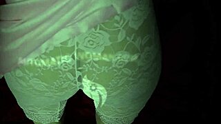 Automatic woman olivia has slim figure and firm breasts